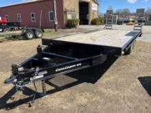 NEW CROSS COUNTRY 6HD820D0 TAGALONG TRAILER VN:4C91F2523R1643094 equipped with 20ft. deck over,