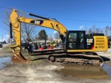 2019 CAT 326FL HYDRAULIC EXCAVATOR SN:FBR20763 powered by Cat diesel engine, equipped with Cab, air,