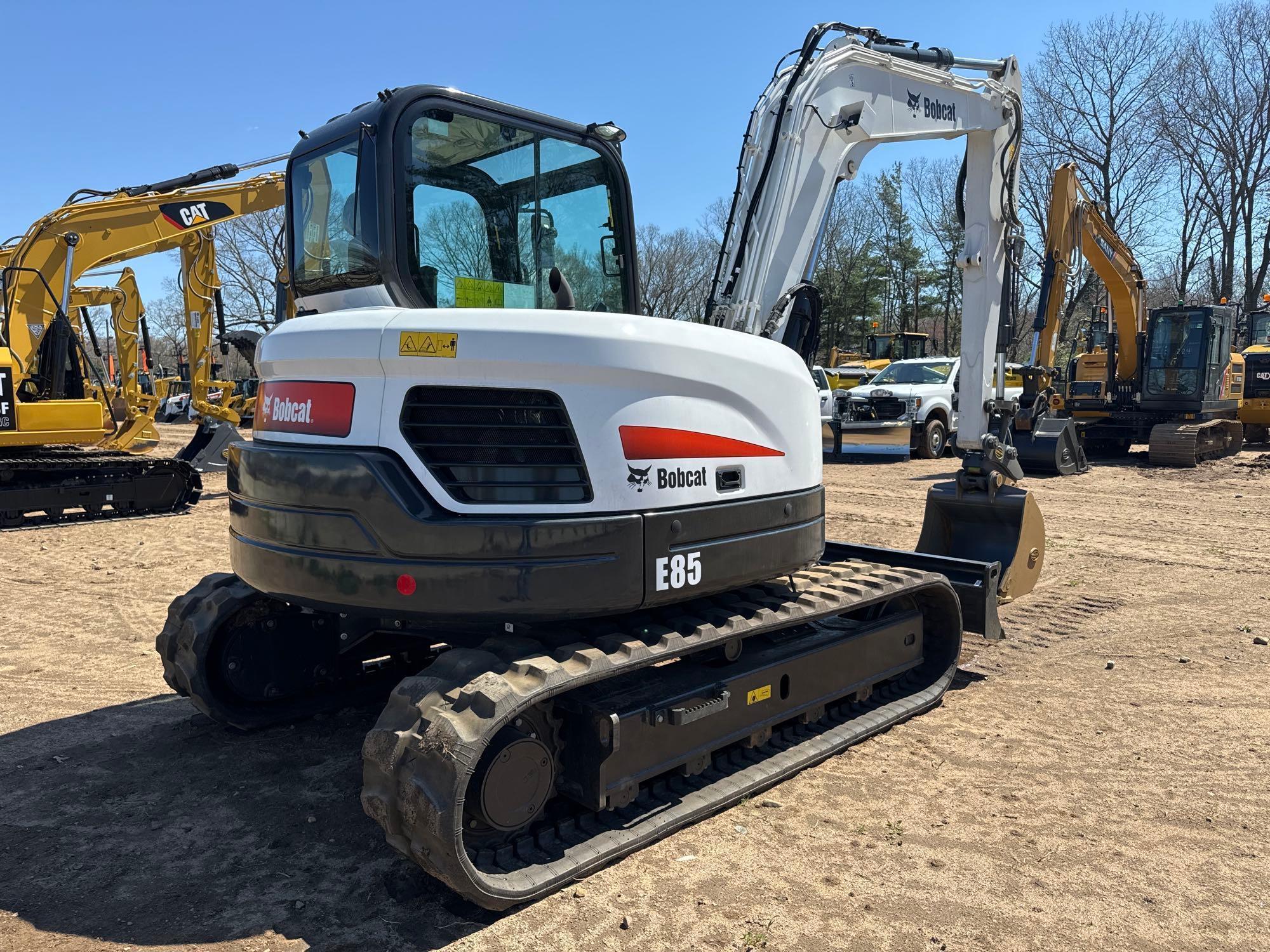 NEW UNUSED 2023 BOBCAT E85 HYDRAULIC EXCAVATOR... SN-15007 powered by diesel engine, equipped with