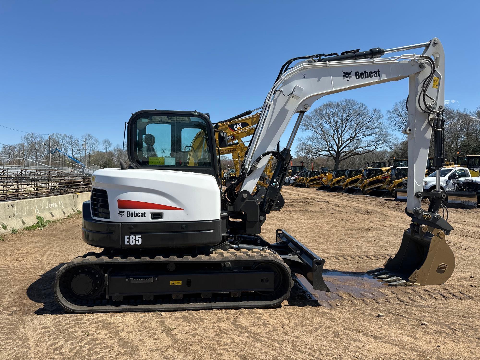 NEW UNUSED 2023 BOBCAT E85 HYDRAULIC EXCAVATOR... SN-15007 powered by diesel engine, equipped with