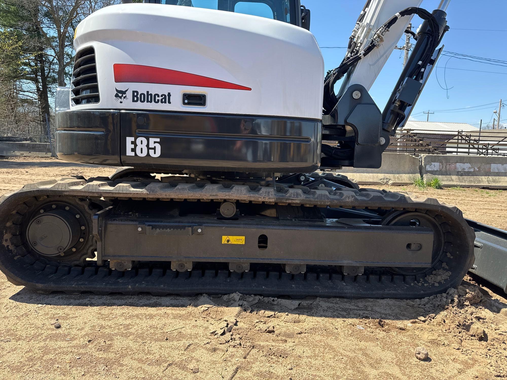 NEW UNUSED 2023 BOBCAT E85 HYDRAULIC EXCAVATOR... SN:15010 powered by diesel engine, equipped with