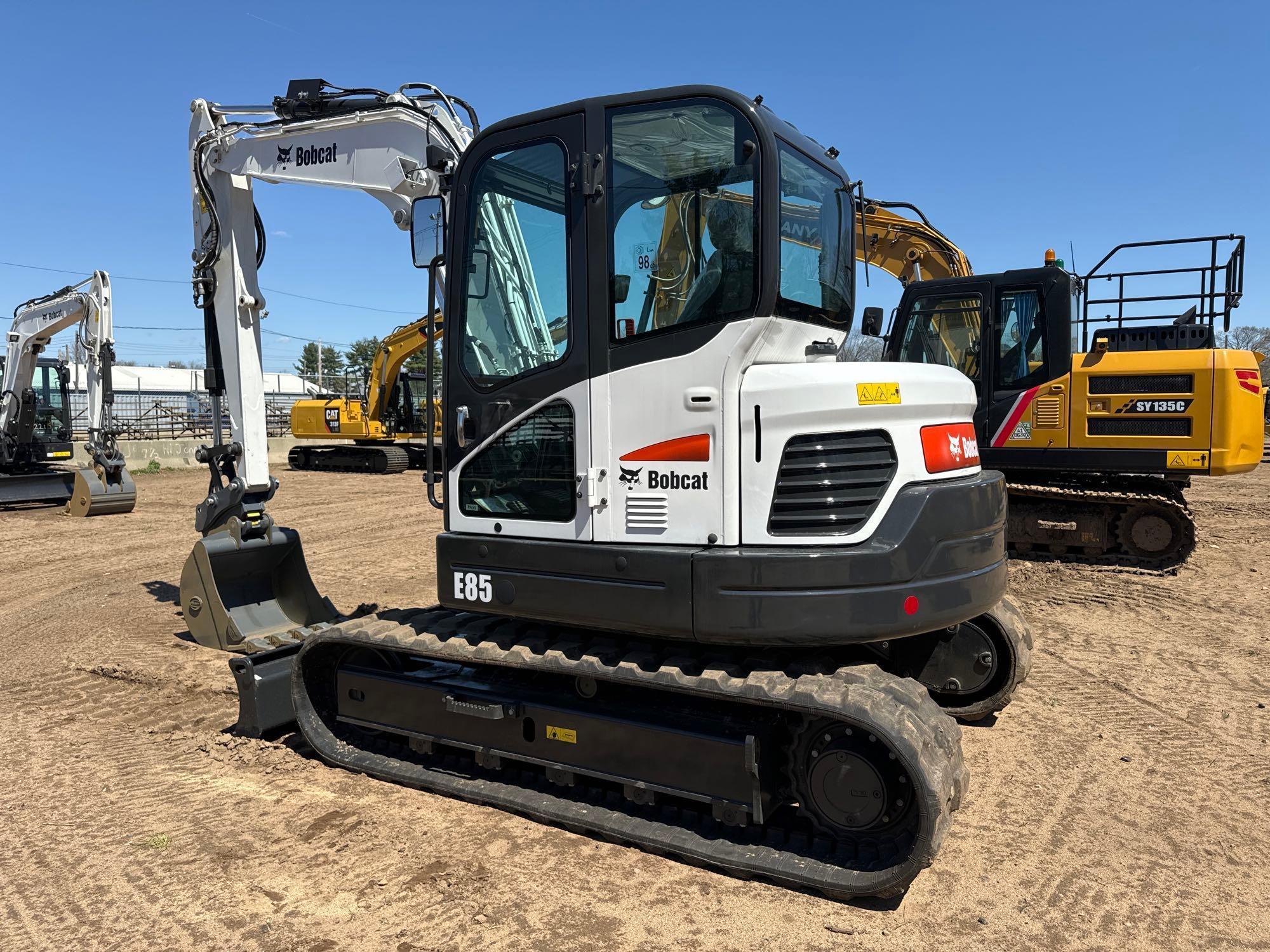 NEW UNUSED 2023 BOBCAT E85 HYDRAULIC EXCAVATOR... SN:15010 powered by diesel engine, equipped with