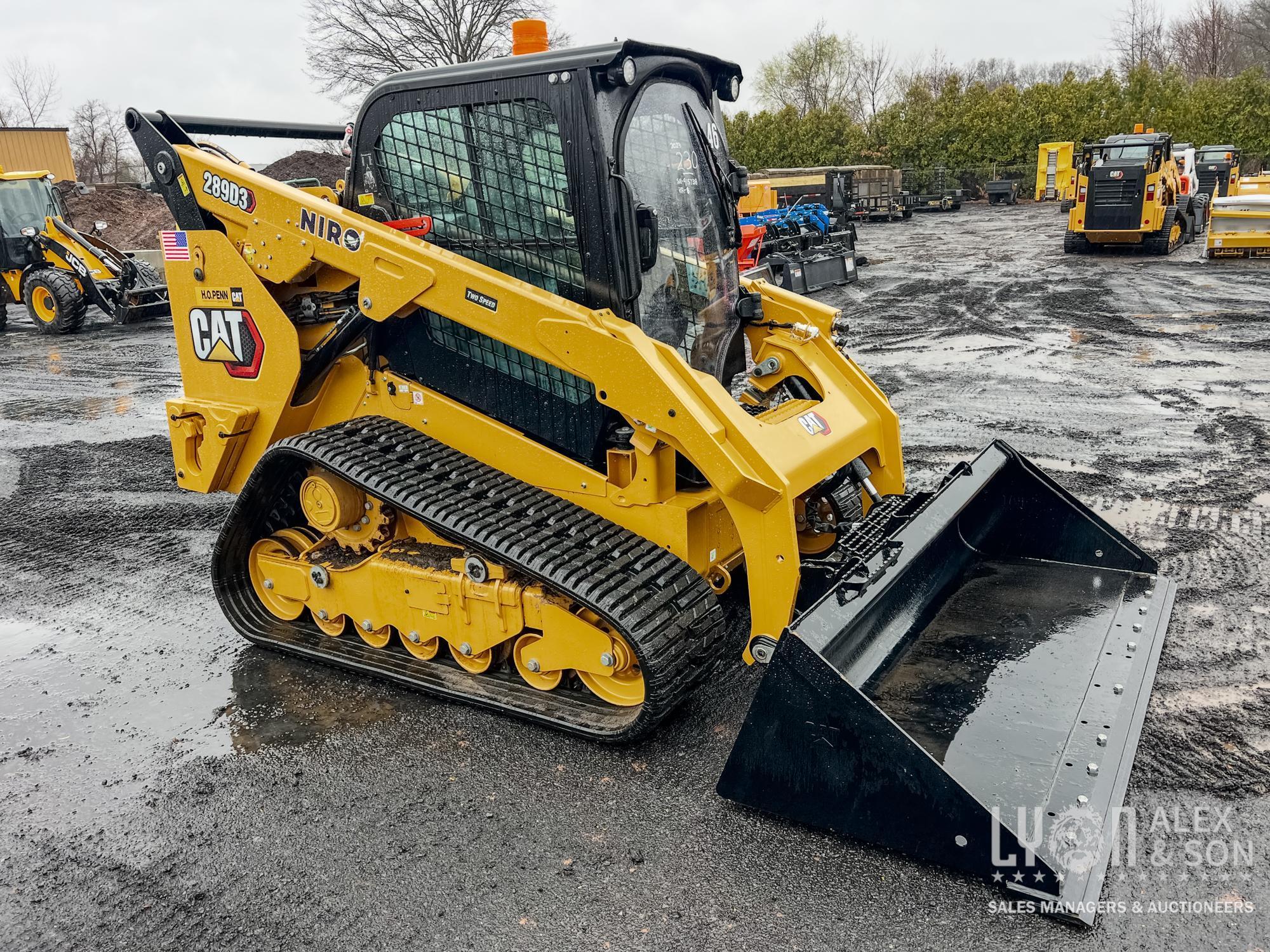 2023 CAT 289D3 RUBBER TRACKED SKID STEER SN-15738 powered by Cat C3.3B DIT EPA Tier 4F diesel