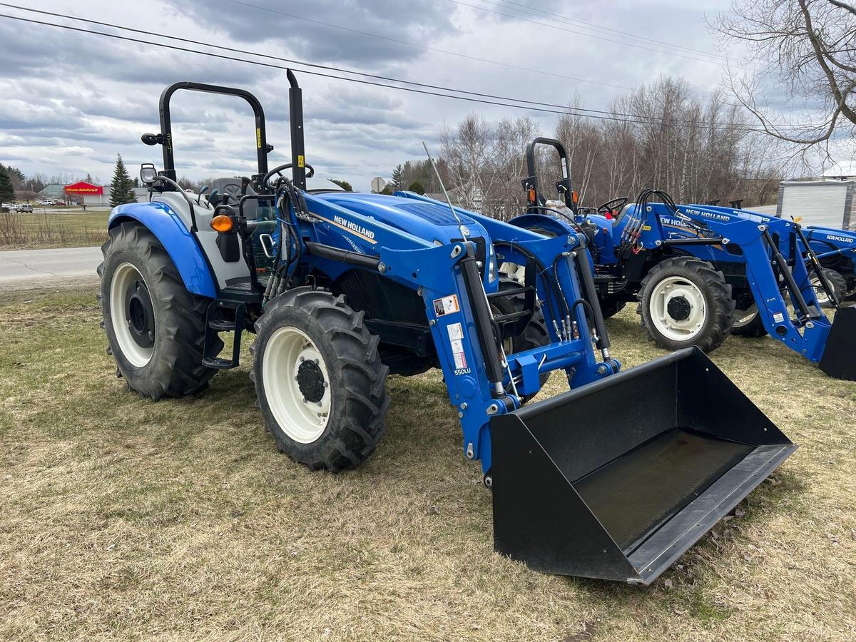 NEW NEW HOLLAND WORKMASTER 75 TRACTOR LOADER 4x4, powered by diesel engine, 75hp, equipped with