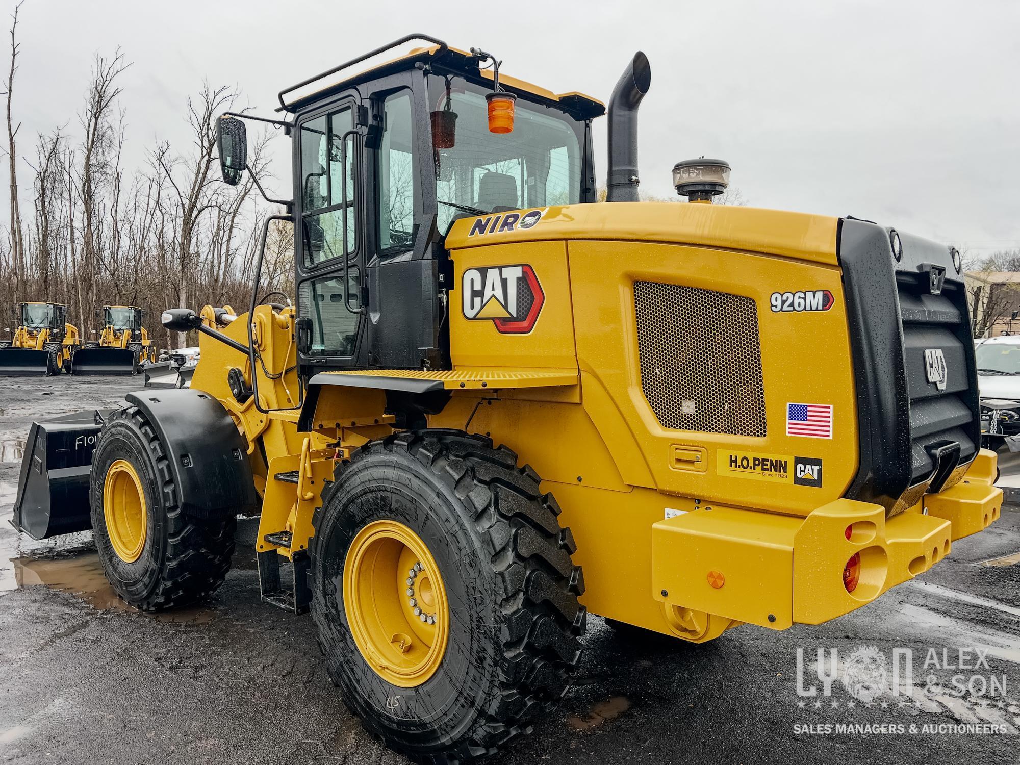 2023 CAT 926M RUBBER TIRED LOADER... SN-03443 powered by C7.1 ACERT diesel engine, 153hp, equipped