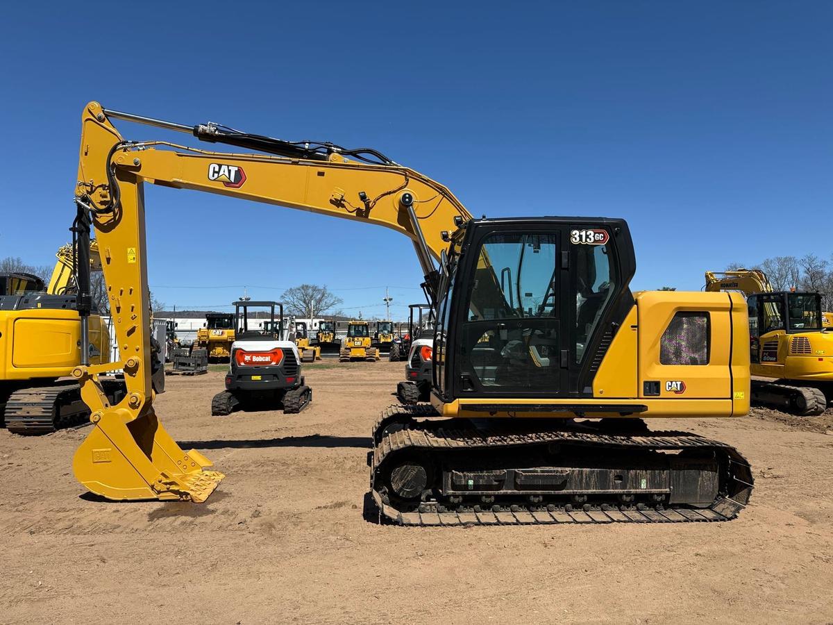 NEW UNUSED 2023...CAT 313GC HYDRAULIC EXCAVATOR SN:NFZ20691...powered by Cat diesel engine, equipped