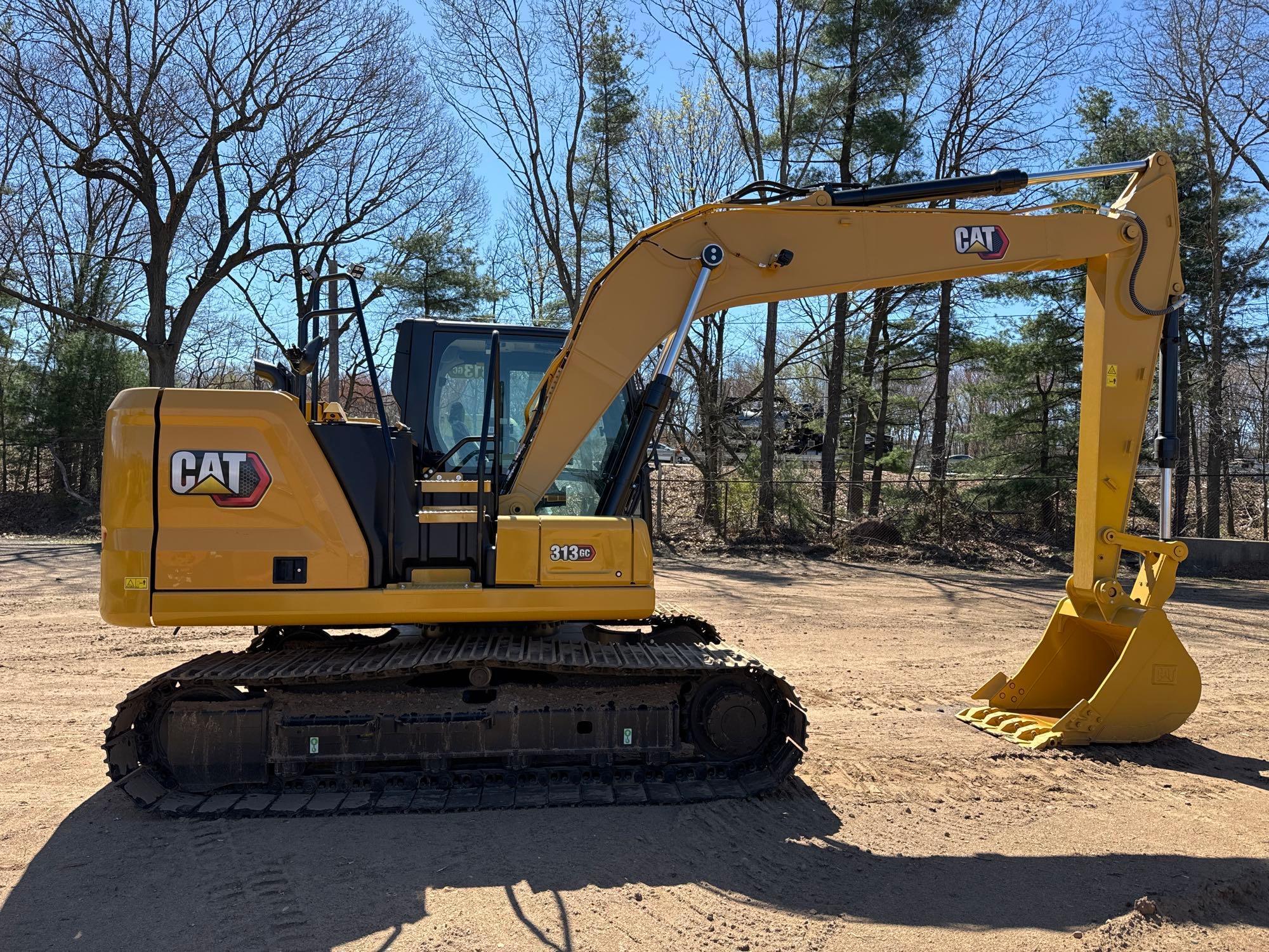 NEW UNUSED 2023...CAT 313GC HYDRAULIC EXCAVATOR SN:NFZ20691...powered by Cat diesel engine, equipped