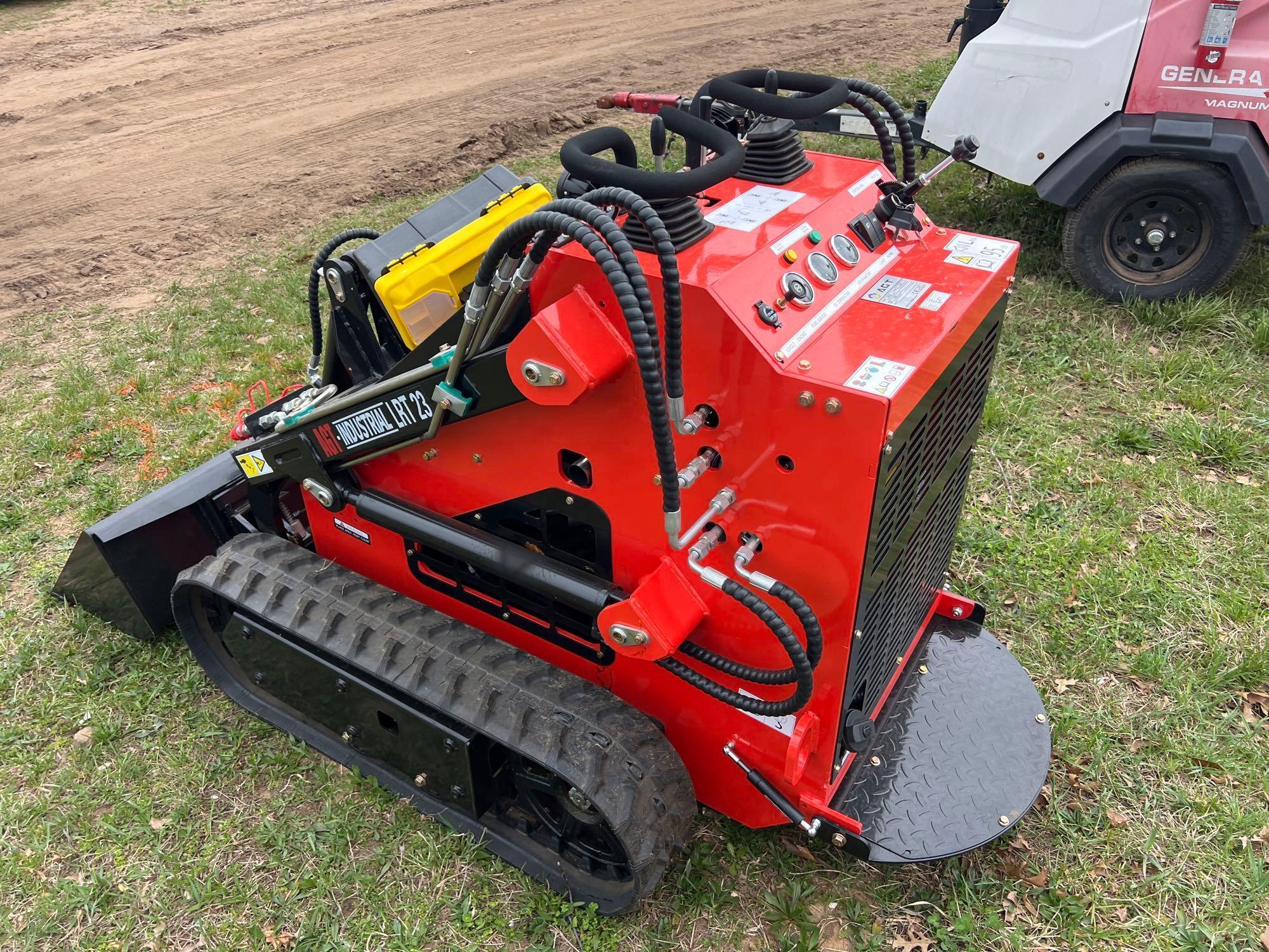 NEW AGROTK LRT23 MINI TRACK LOADER... SN-0661 powered by Briggs & Stratton gas engine, 23HP, rubber