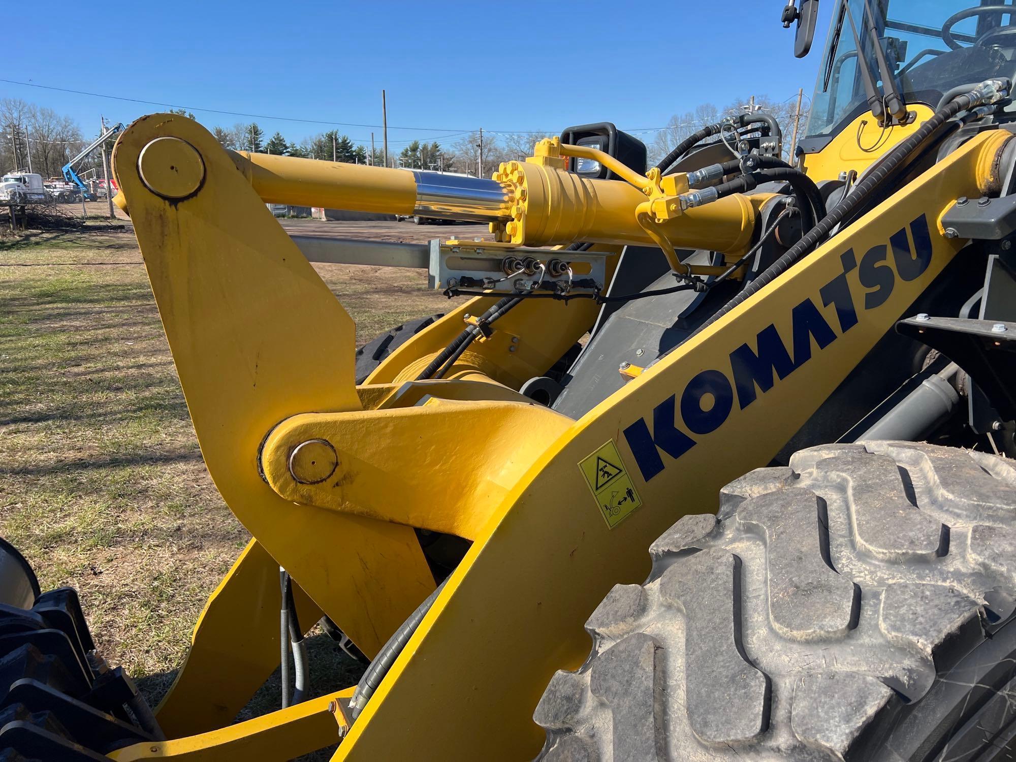 2021 KOMATSU WA270-8 RUBBER TIRED LOADER SN-A28980 powered by Komatsu diesel engine, equipped with