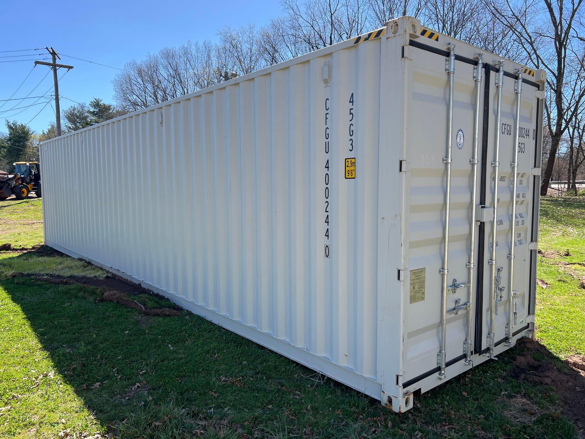 NEW 40FT. HIGH CUBE CONTAINER MULTI-USE CONTAINER U-CFGU...4002440 45G3 Details: Four Side Open Door