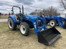 NEW NEW HOLLAND WORKMASTER 75 TRACTOR LOADER 4x4, powered by diesel engine, 75hp, equipped with