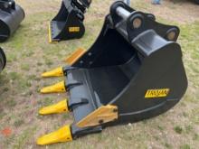 NEW TROJAN 48IN. DIGGING BUCKET EXCAVATOR BUCKET 90mm pins fits to: Cat 325/330/324, Hitachi