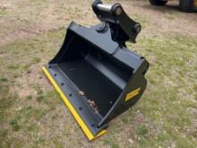 NEW TROJAN 60IN. DIGGING BUCKET EXCAVATOR BUCKET 70mm pins fits to: Cat 315/316, Komatsu PC160/170,