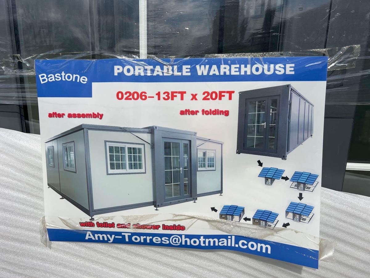 NEW BASTONE 13FT. X 20FT. MOBILE HOUSE