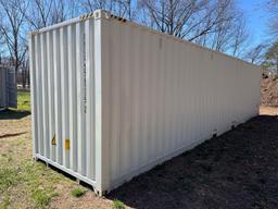 NEW 40FT. HIGH CUBE CONTAINER MULTI-USE CONTAINER Details: Four Side Open Door, one end door, lock