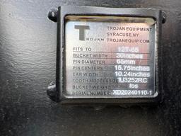 NEW TROJAN 30IN. DIGGING BUCKET EXCAVATOR BUCKET 65mm pins fits to: Cat 311/312/313/314 Kobelco 140,