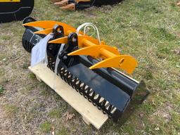 NEW LANTY 3PC. PACKAGE EXCAVATOR ATTACHMENT includes bucket, ripper and rake.