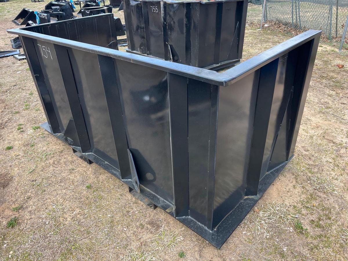 NEW 4 YARD DEBRIS BOX SCRAP RECYCLING EQUIPMENT