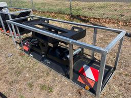 NEW GREATBEAR 86IN. HYDRAULIC SNOW PLOW SKID STEER ATTACHMENT