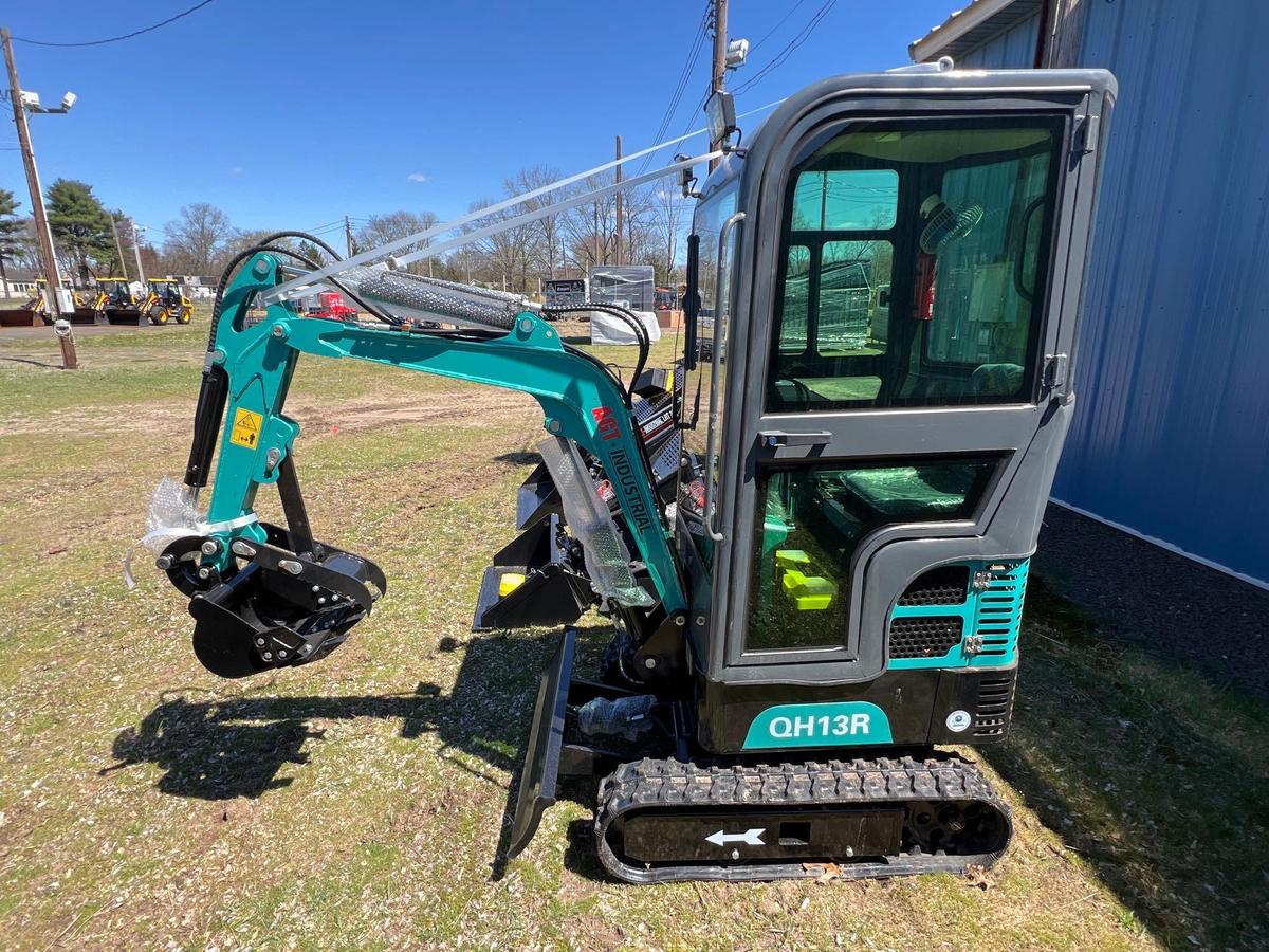 NEW AGT QH13R HYDRAULIC EXCAVATOR powered by Briggs & Stratton gas engine, equipped with OROPS,
