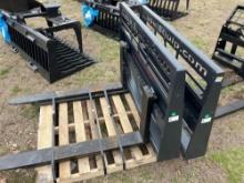 SET OF TROJAN SKID STEER FORKS...