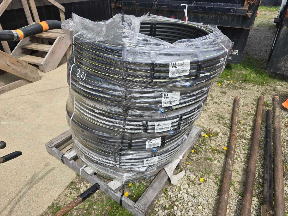 (6) NEW 250FT. ROLLS OF 1IN. GAS LINE SUPPORT EQUIPMENT