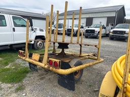 HOMEMADE PIPE TRAILER VN:N/A 2in., single axle.BILL OF SALE ONLY NO TITLE