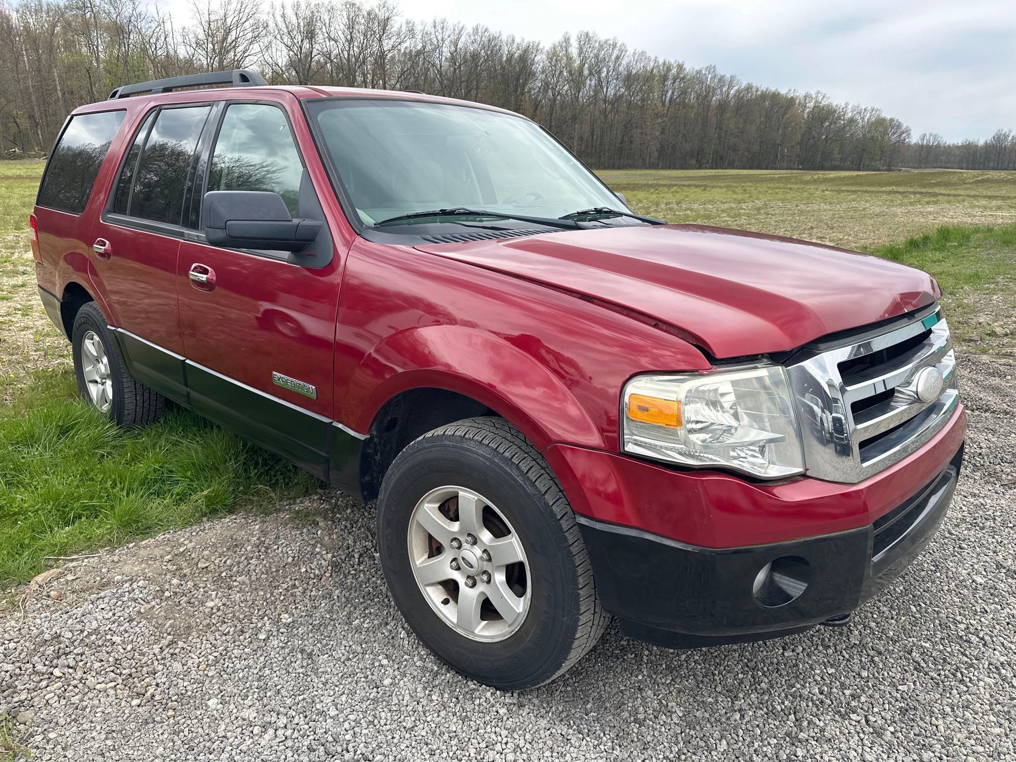 2007 FORD EXPEDITION SPORT UTILITY VEHICLE VIN; 1FMFU16507LA878294x4, powered by V8 gas engine,