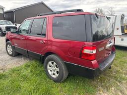 2007 FORD EXPEDITION SPORT UTILITY VEHICLE VIN; 1FMFU16507LA878294x4, powered by V8 gas engine,