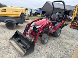 MAHINDRA EMAX 20S AGRICULTURAL TRACTOR SN:09164 ...4x4, powered by diesel engine, equipped with ROPS