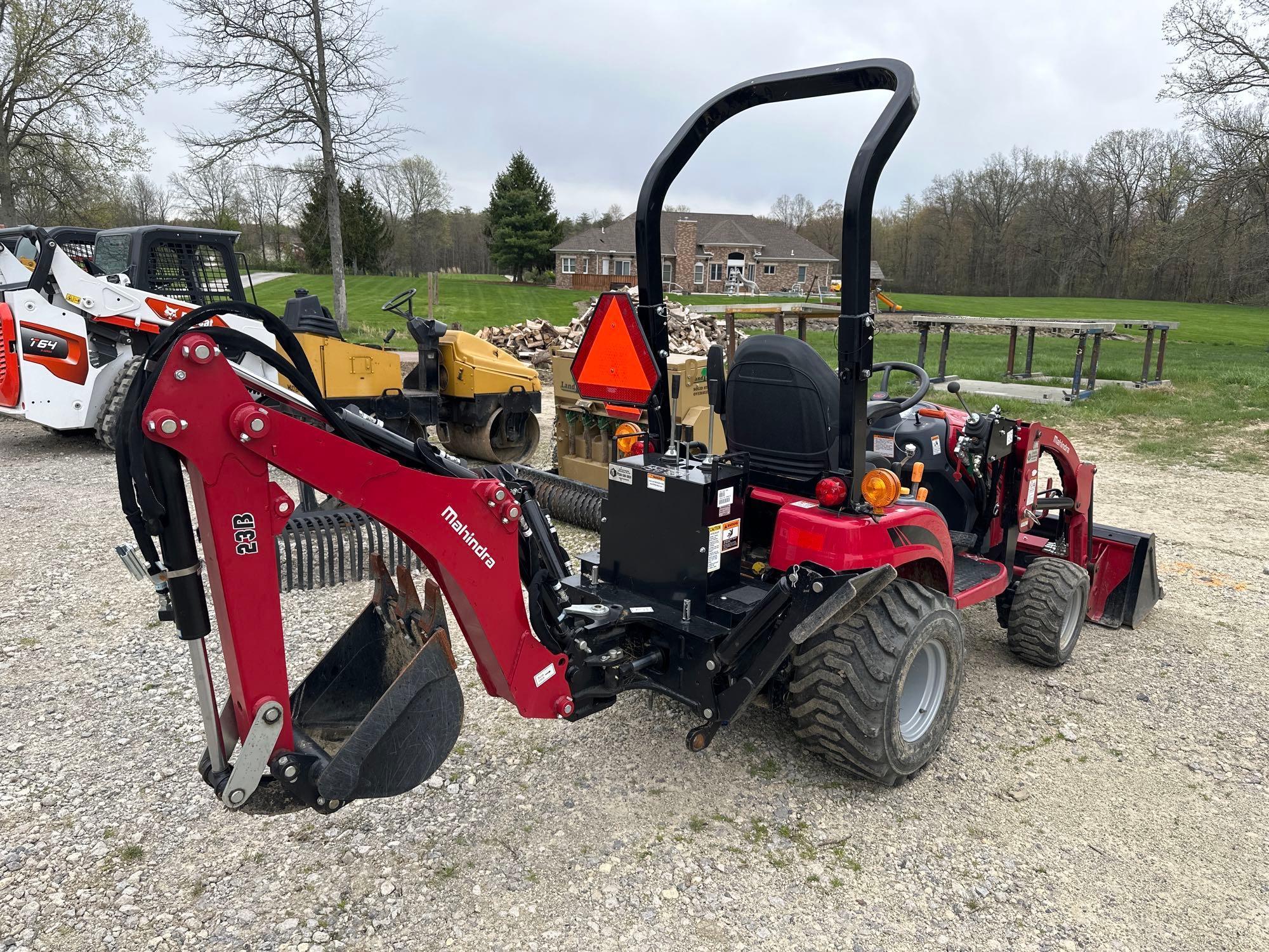 MAHINDRA EMAX 20S AGRICULTURAL TRACTOR SN:09164 ...4x4, powered by diesel engine, equipped with ROPS