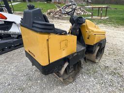 WACKER RD11A ASPHALT ROLLER SN:769301318 powered by gas engine, equipped with ROPS, 36in. smooth