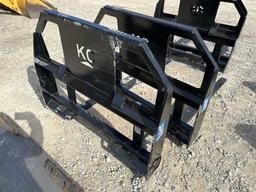 NEW 42IN. FORKS W/ 45IN. FRAME SKID STEER ATTACHMENT