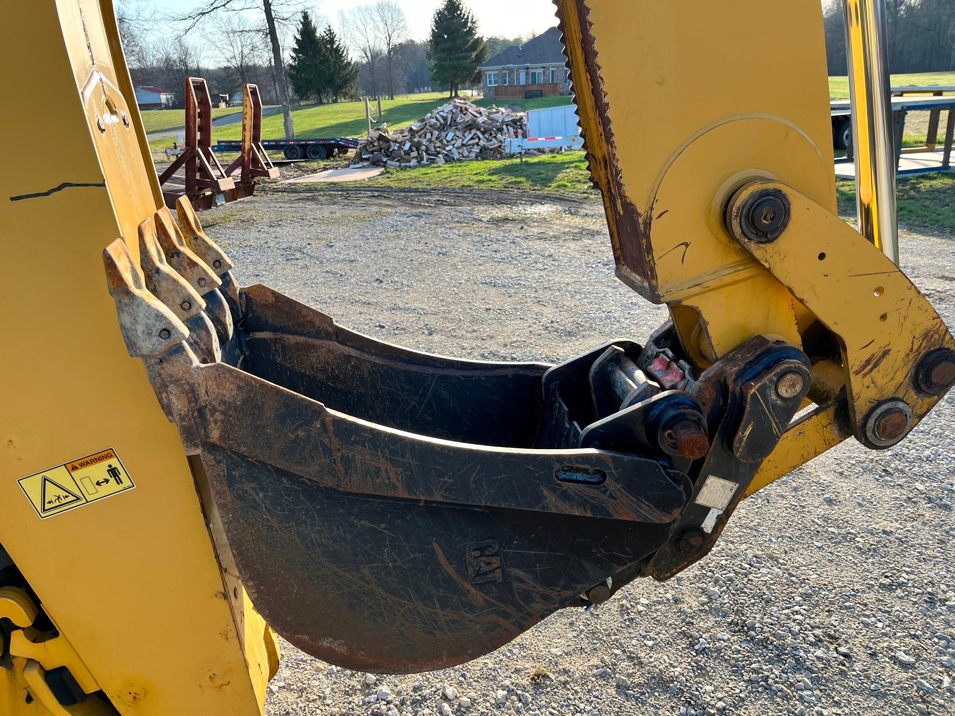 2012 CAT 420E TRACTOR LOADER BACKHOE SN:DJL03009 4x4, powered by Cat 3054C DIT diesel engine,