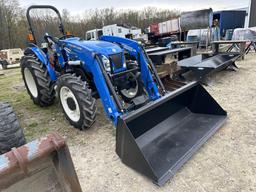 NEW UNUSED NEW HOLLAND WORKMASTER 70 TRACTOR LOADER 4x4, SN:NH5650884 powered by diesel engine,