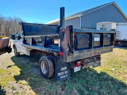 2002 FORD F350XL DUMP TRUCK VN:1FDWF36SX2EA40817 powered by Triton V10 gas engine, equipped with 6