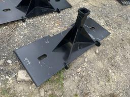 NEW 2IN. RECEIVER TRAILER MOVER SKID STEER ATTACHMENT
