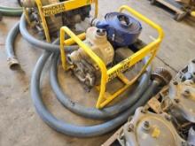 WACKER NEUSON 2IN. TRASH PUMP W/ SUCTION, DISCHARGE HOSE SUPPORT EQUIPMENT