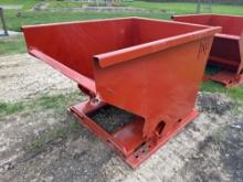 NEW 2 CUBIC YARD SELF DUMPING HOPPER SCRAP RECYCLING EQUIPMENT 4,000lb capacity.