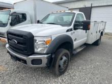 2015 FORD F550 UTILITY TRUCK VN:1FDUF5HT8FEA15672 4x4, powered by Powerstroke 7.7 liter Turbo diesel