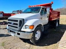 2010 FORD F750XL DUMP TRUCK VN:3FRXF7FD4AV268464 powered by Cummins diesel engine, equipped with 7