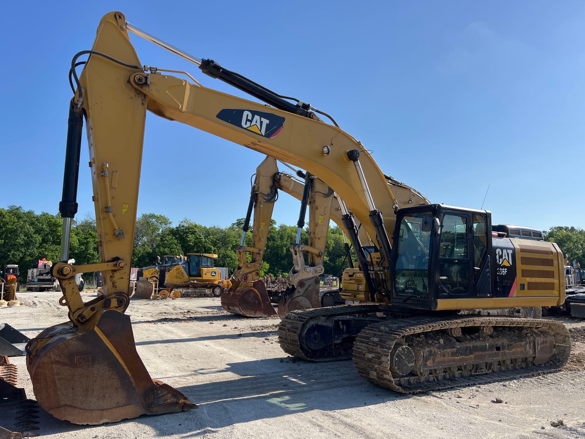 2019 CAT 336FL HYDRAULIC EXCAVATOR SN:RKB21023 powered by Cat diesel engine, equipped with Cab, air,