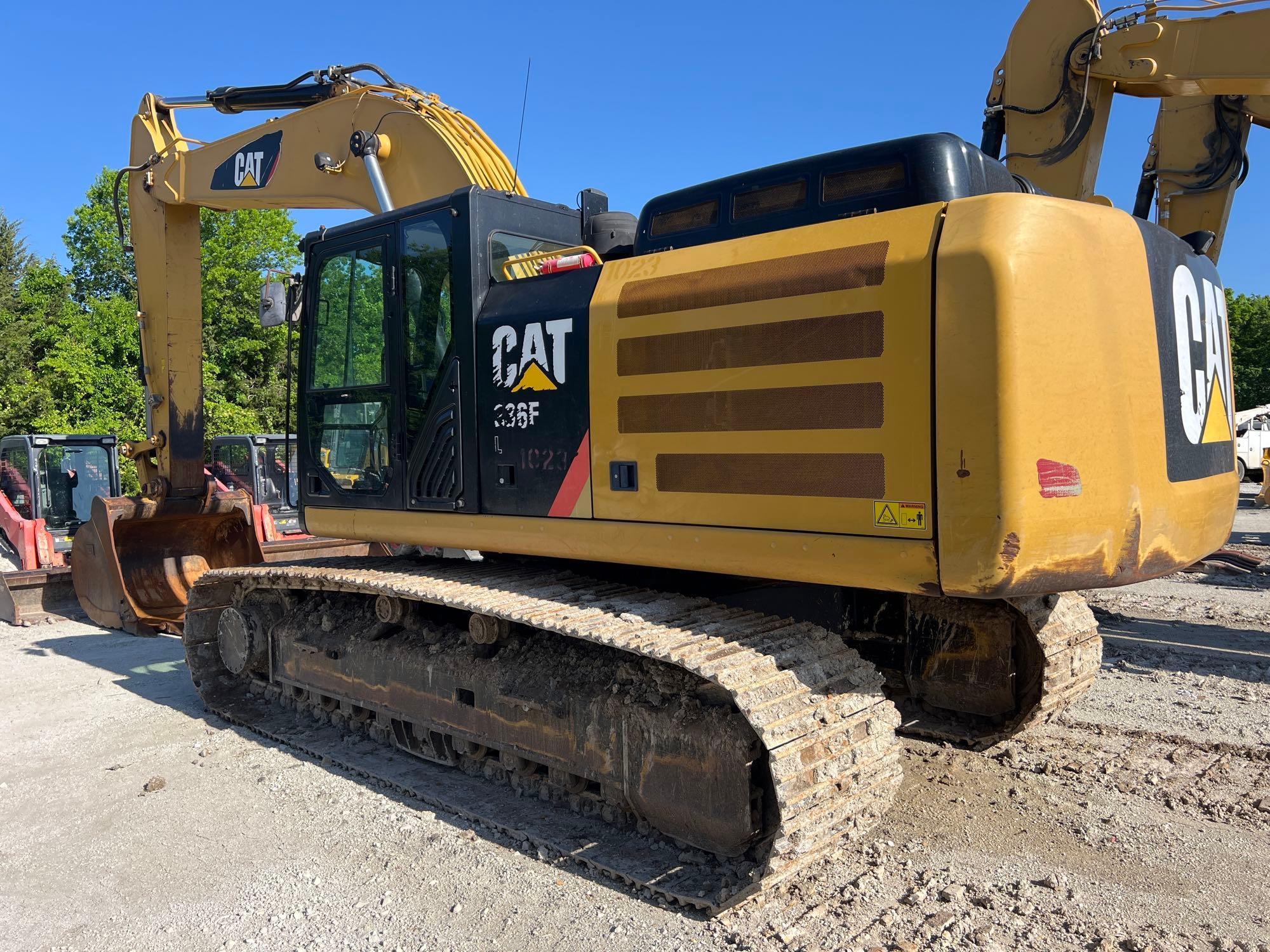 2019 CAT 336FL HYDRAULIC EXCAVATOR SN:RKB21023 powered by Cat diesel engine, equipped with Cab, air,