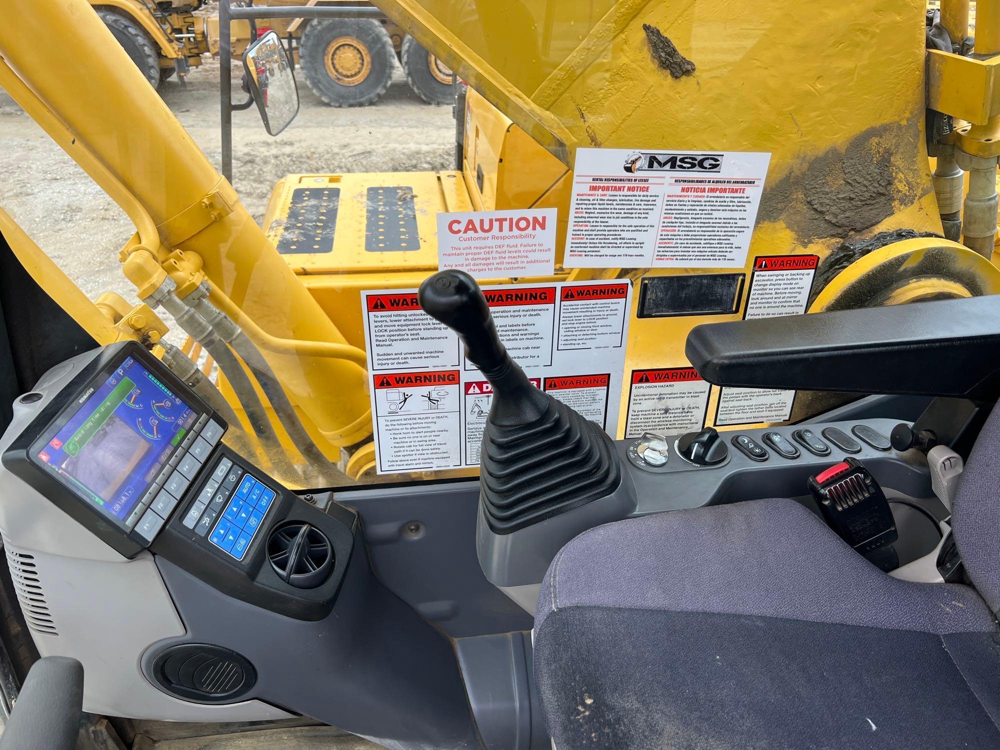 2018 KOMATSU PC490LC-11 HYDRAULIC EXCAVATOR SN:A41989 powered by Komatsu SAA6D125E-7 diesel engine,