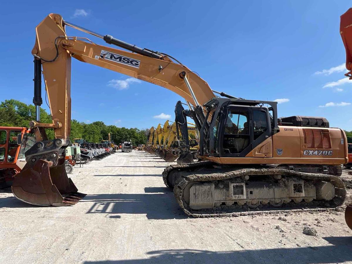 2015 CASE CX470C HYDRAULIC EXCAVATOR SN:DAC470K6NFS6S1160 powered by Isuzu AL-6UZ1X diesel engine,