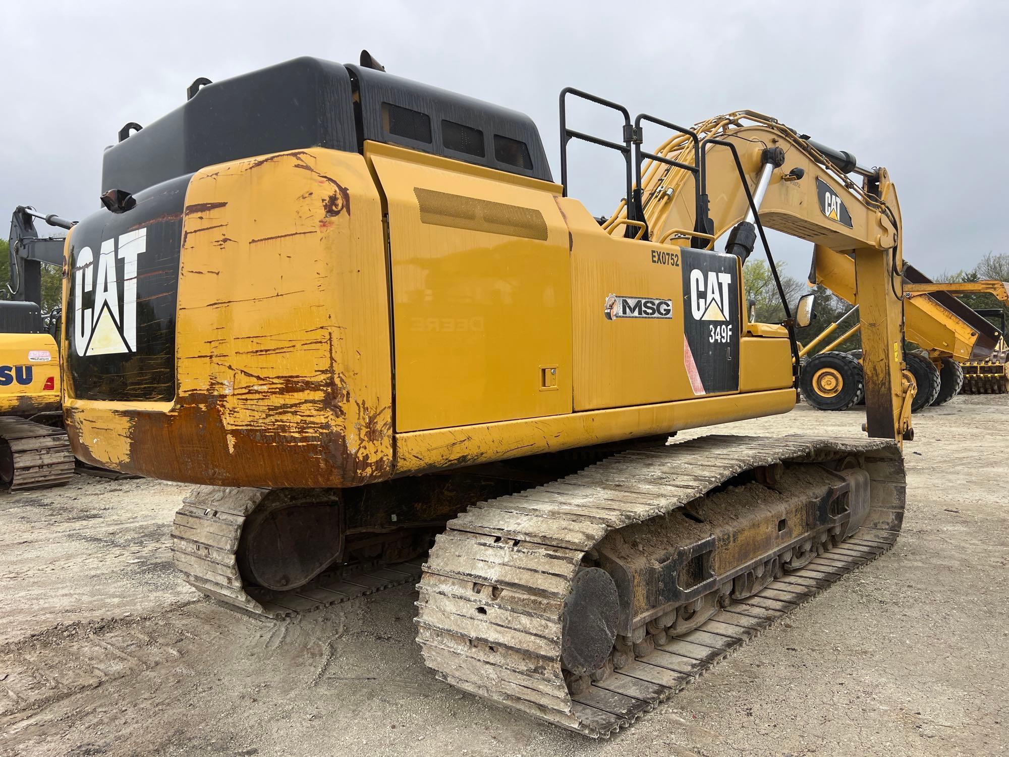 2016 CAT 349FL HYDRAULIC EXCAVATOR SN:CAT0349FVHPD00752 powered by Cat C13 diesel engine, 428hp,