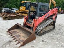 KUBOTA SVL95-2SHFC RUBBER TRACKED SKID STEER SN:31670 powered by Kubota diesel engine, 96hp,