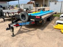 2021 TOP HAT DO20X102-14E-F TAGALONG TRAILER VN:4R7BF2028MN211785 equipped with 20ft. X 102in. deck,