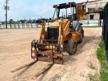 CASE 570XLT LOADER LANDSCAPE TRACTOR SN:JJG0262636 powered by diesel engine, equipped with OROPS,