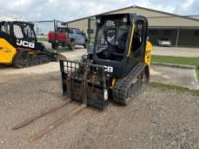 2022 JCB 215B SUPER RUBBER TRACKED SKID STEER SN:GE03CHFDPN3106869 powered by Kohler diesel engine,